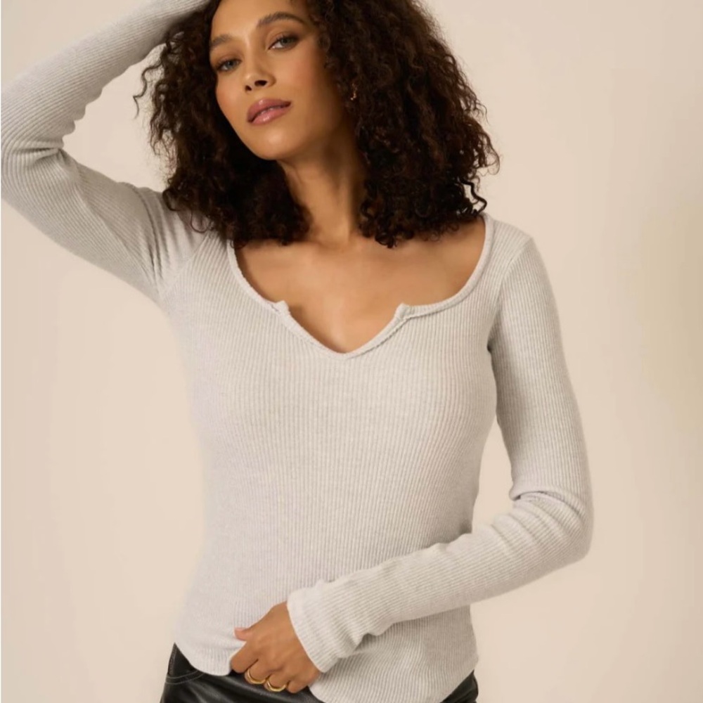 Project Social T Ribbed Long Sleeve Top